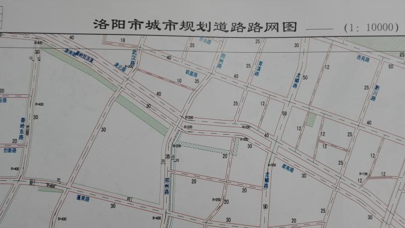 郑州南路与渠南路渠北路段规划图